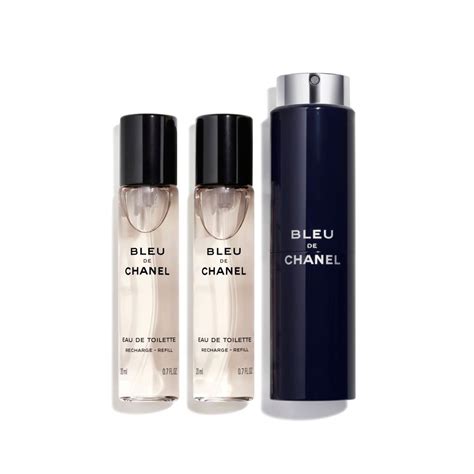 bleu de chanel refillable travel spray|chanel bleu travel size.